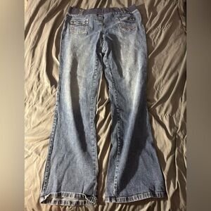 Women's Straight Leg Jeans - Blue